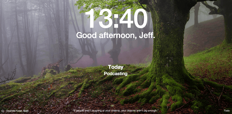 Momentum Chrome Extension