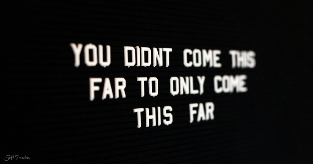 Fear and the Pursuit of a Higher Calling